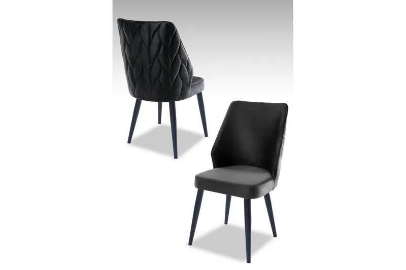 Spisestol Stifen Antrasitt / Svart - Antrasitt / Svart - Møbler - Stoler & lenestoler - Spisestuestoler & kjøkkenstoler