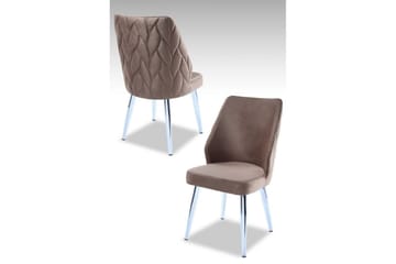 Spisestol Stifen Cappuccino / Krom