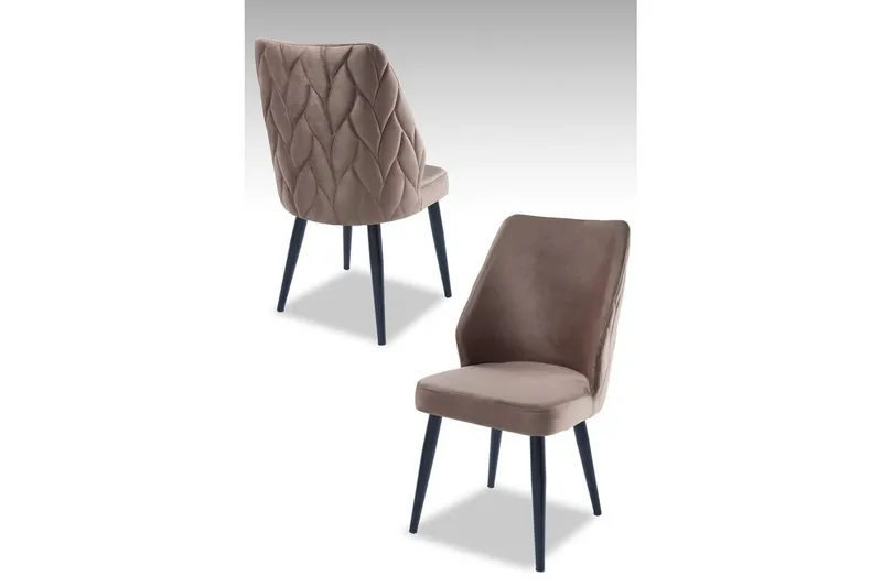 Spisestol Stifen Cappuccino / Svart - Cappuccino / Svart - Møbler - Stoler & lenestoler - Spisestuestoler & kjøkkenstoler