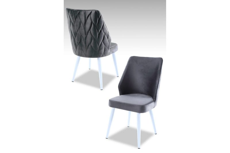Spisestol Stifen Grå / Hvit - Grå / Hvit - Møbler - Stoler & lenestoler - Spisestuestoler & kjøkkenstoler