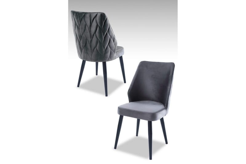Spisestol Stifen Grå / Svart - Grå / Svart - Møbler - Stoler & lenestoler - Spisestuestoler & kjøkkenstoler