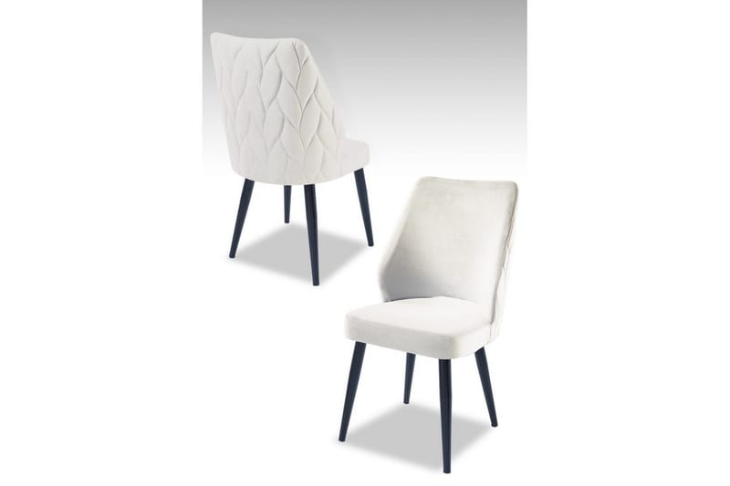 Spisestol Stifen Krem / Svart, Krem / Svart