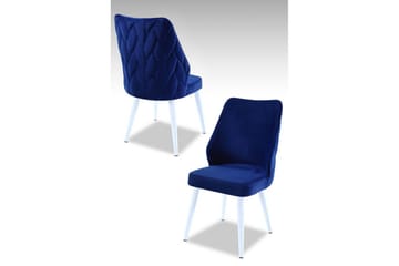 Spisestol Stifen Saxe Blå / Hvit