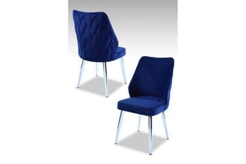 Spisestol Stifen Saxe Blå / Krom