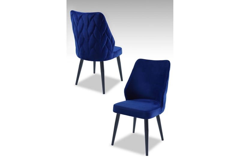 Spisestol Stifen Saxe Blå / Svart - Saxe Blå / Svart - Møbler - Stoler & lenestoler - Spisestuestoler & kjøkkenstoler