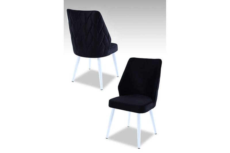 Spisestol Stifen Svart / Hvit - Svart / Hvit - Møbler - Stoler & lenestoler - Spisestuestoler & kjøkkenstoler