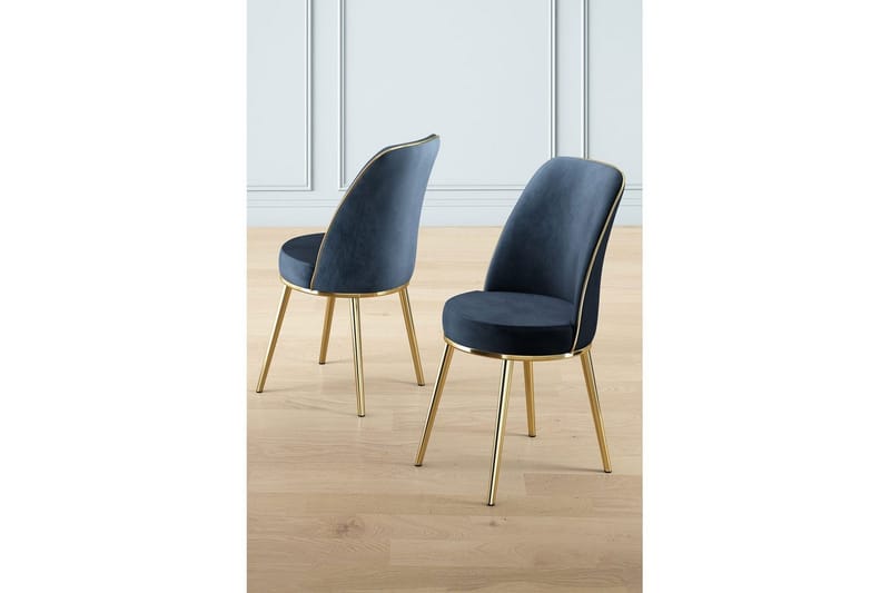 Spisestol Sugako Antrasitt / Gull - Antrasitt / Gull - Møbler - Stoler & lenestoler - Spisestuestoler & kjøkkenstoler