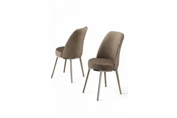 Spisestol Sugako Cappuccino / Krom