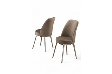 Spisestol Sugako Cappuccino / Krom