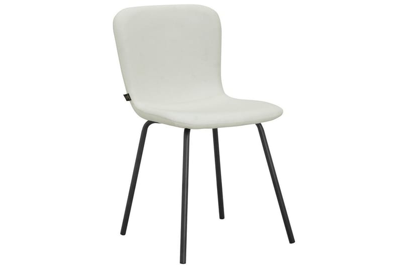 Spisestol Ulmar Sett med 2 Krem - Krem - Møbler - Stoler & lenestoler - Spisestuestoler & kjøkkenstoler