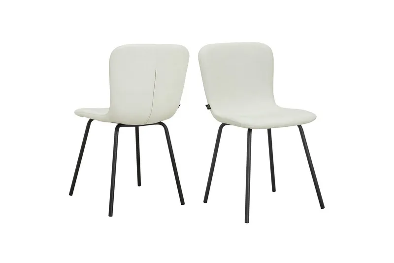 Spisestol Ulmar Sett med 2 Krem, Krem
