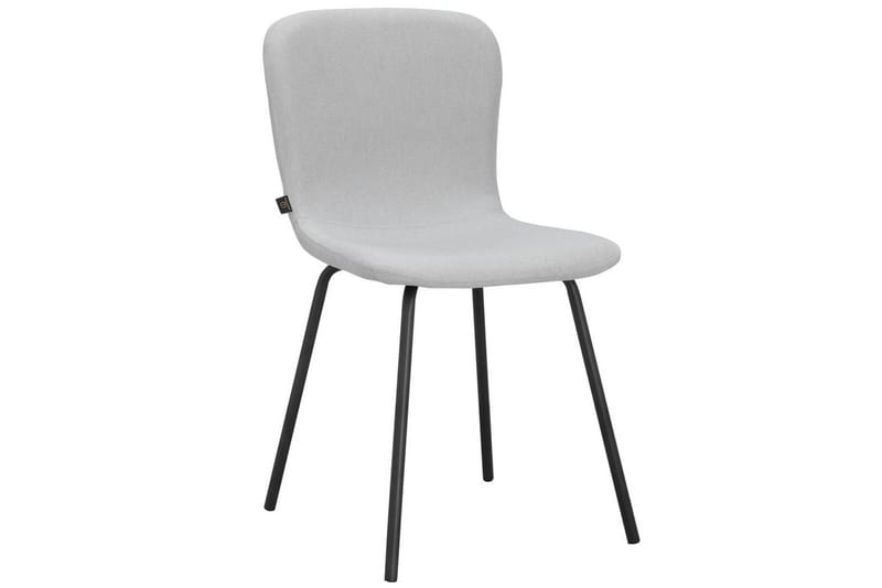 Spisestol Ulmar Sett med 2 Lys grå - Lys grå - Møbler - Stoler & lenestoler - Spisestuestoler & kjøkkenstoler