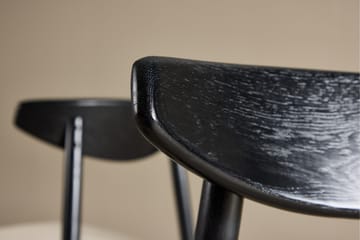 Spisestol uten armlener VIND Ven spisestol Svart - Møbler - Stoler & lenestoler - Spisestuestoler & kjøkkenstoler