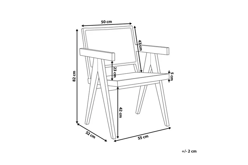 Spisestol Westbrook - Naturlig, lyst tre - Møbler - Stoler & lenestoler - Spisestuestoler & kjøkkenstoler