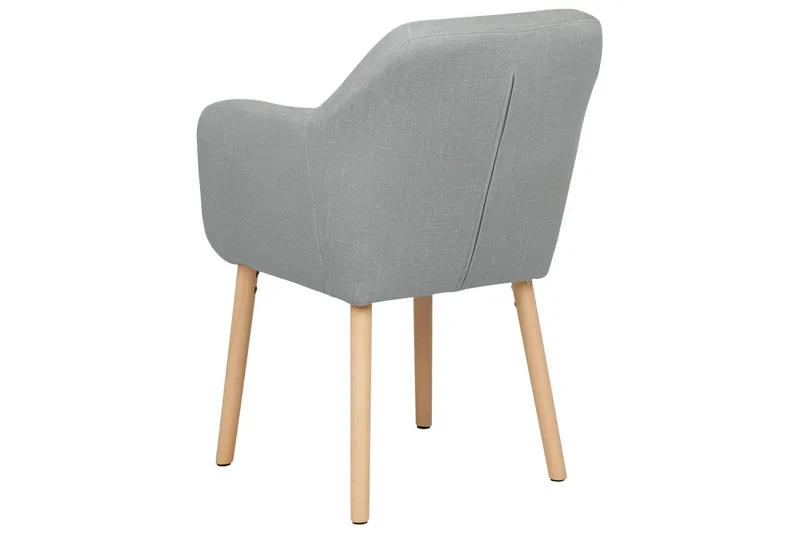 Spisestol Yorkville ll - Grå, lyst tre - Møbler - Stoler & lenestoler - Spisestuestoler & kjøkkenstoler