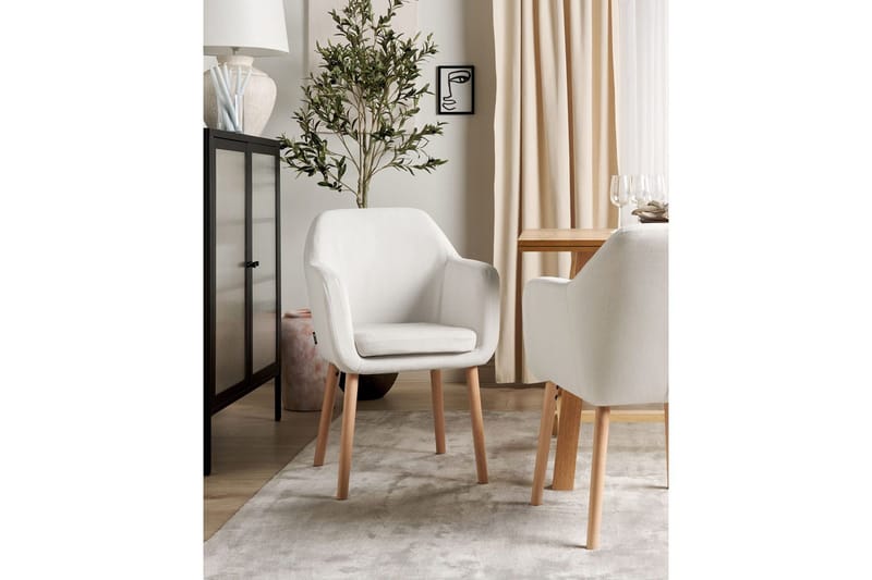 Spisestol Yorkville ll - Hvit, lyst tre - Møbler - Stoler & lenestoler - Spisestuestoler & kjøkkenstoler
