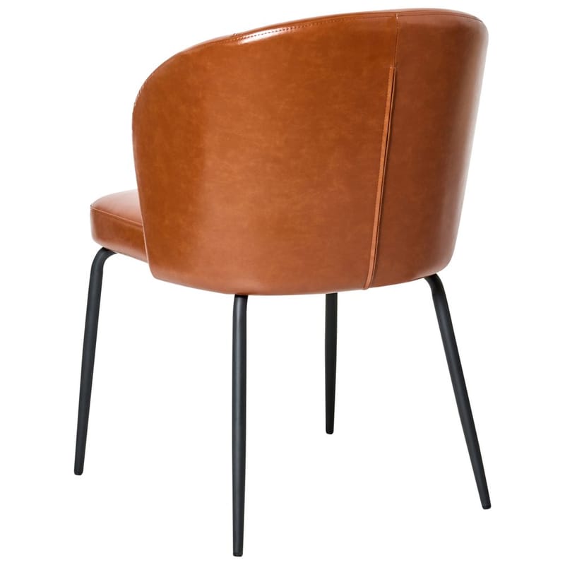 Spisestol Zana 2-pakning - Brun, Svart - Møbler - Stoler & lenestoler - Spisestuestoler & kjøkkenstoler