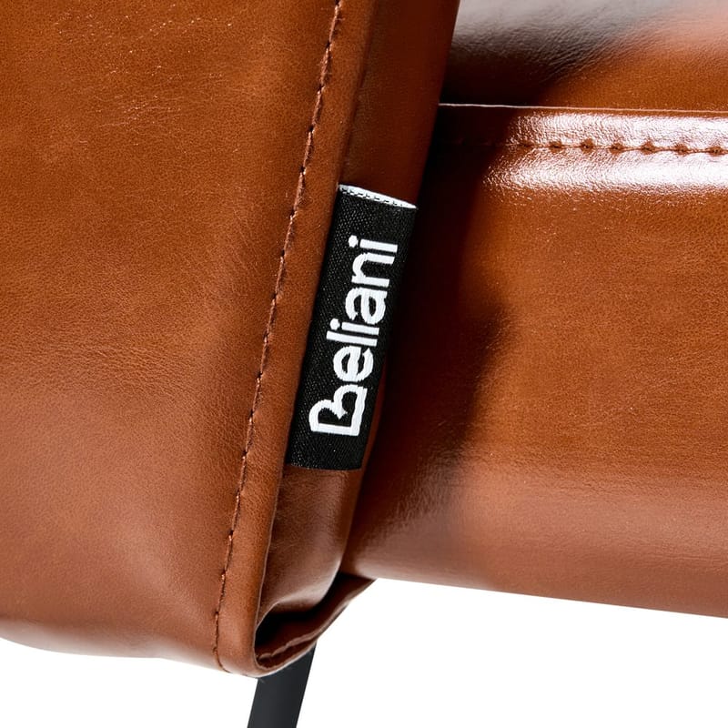 Spisestol Zana 2-pakning - Brun, Svart - Møbler - Stoler & lenestoler - Spisestuestoler & kjøkkenstoler