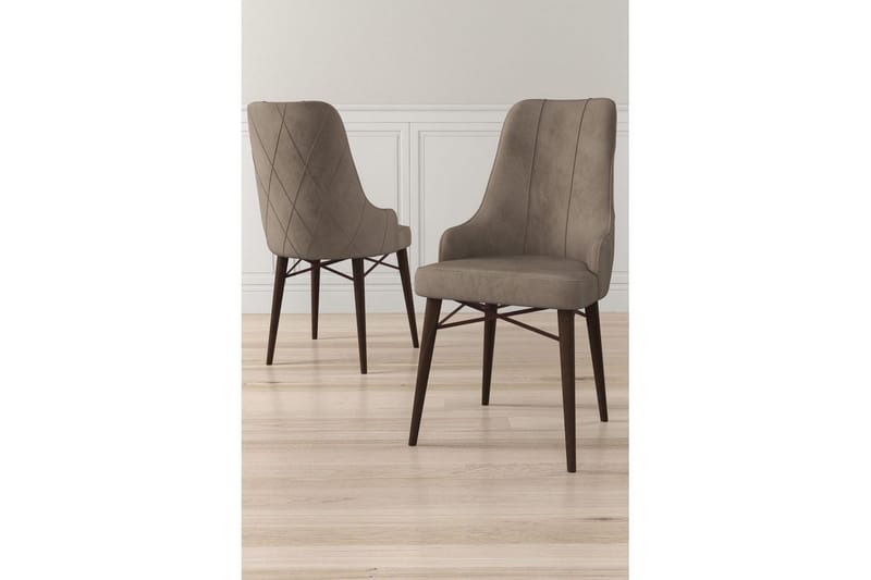 Spisestol Puntoz Cappuccino / Brun - Cappuccino / Brun - Møbler - Stoler & lenestoler - Spisestuestoler & kjøkkenstoler