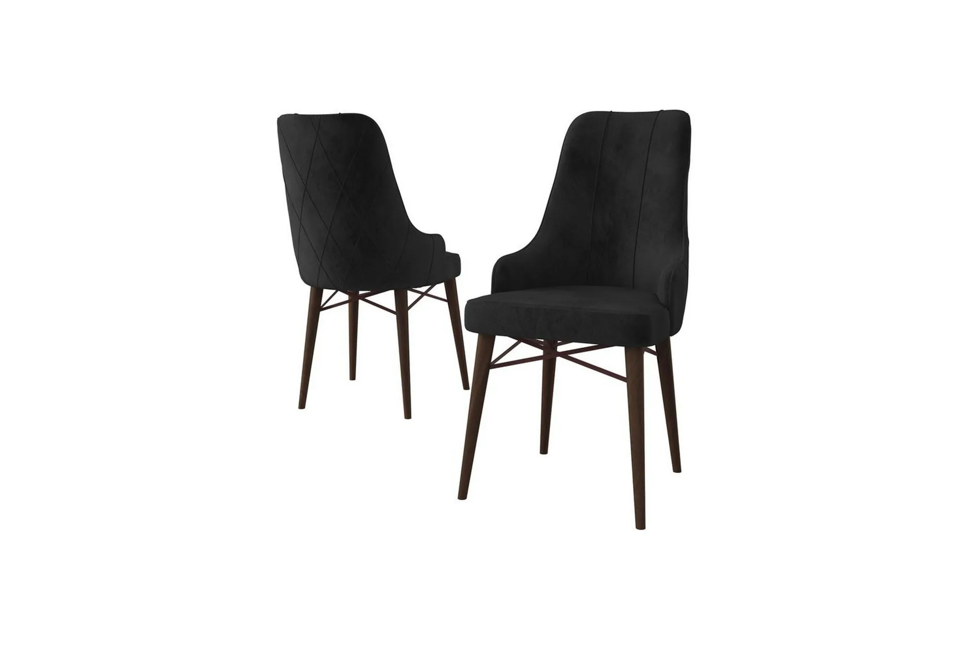 Spisestol Puntoz Svart / Brun - Svart / Brun