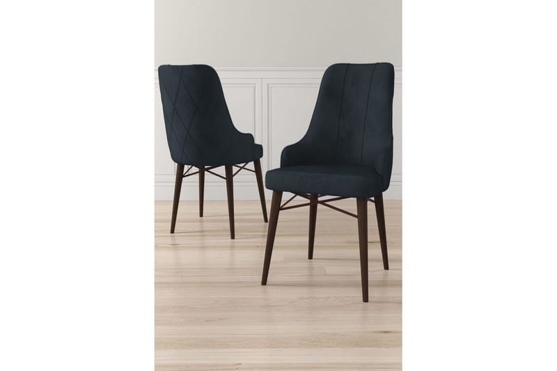 Spisestol Puntoz Antrasitt / Brun - Antrasitt / Brun - Møbler - Stoler & lenestoler - Spisestuestoler & kjøkkenstoler