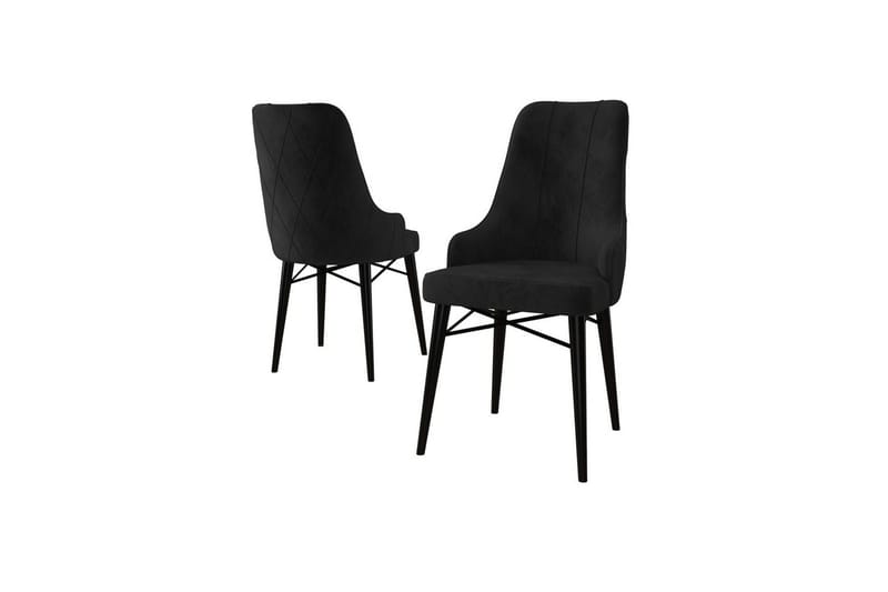 Spisestol Puntoz Svart - Svart - Møbler - Stoler & lenestoler - Spisestuestoler & kjøkkenstoler
