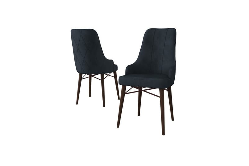 Spisestol Puntoz Antrasitt / Brun - Antrasitt / Brun - Møbler - Stoler & lenestoler - Spisestuestoler & kjøkkenstoler