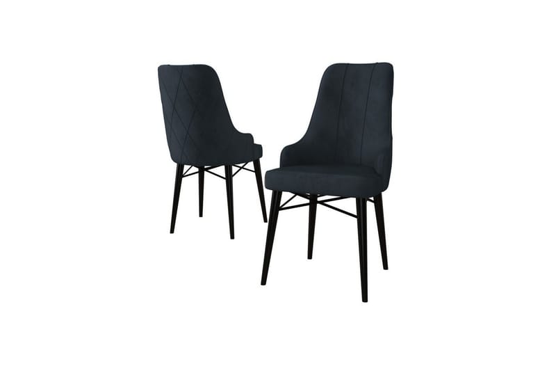 Spisestol Puntoz Antrasitt / Svart - Antrasitt / Svart - Møbler - Stoler & lenestoler - Spisestuestoler & kjøkkenstoler