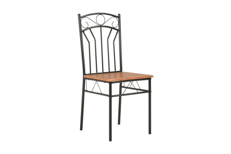 Spisestoler 4 stk brun MDF - Brun - Spisestuestoler & kjøkkenstoler - Karmstoler