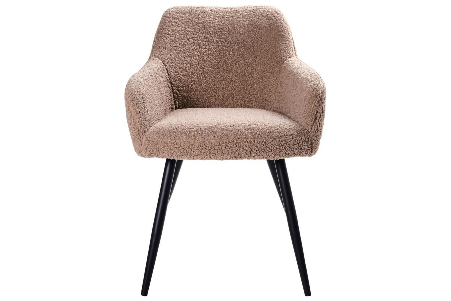 Spisestuestol Casmalia sett av 2 Beige/svart - Beige/svart - Møbler - Stoler & lenestoler - Spisestuestoler & kjøkkenstoler