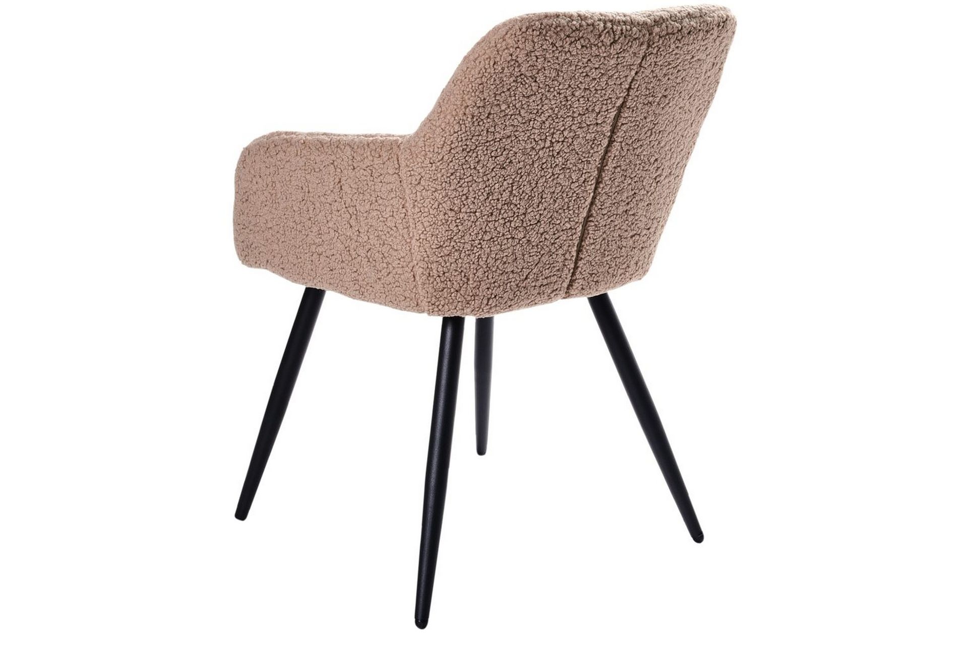 Spisestuestol Casmalia sett av 2 Beige/svart - Beige/svart - Møbler - Stoler & lenestoler - Spisestuestoler & kjøkkenstoler