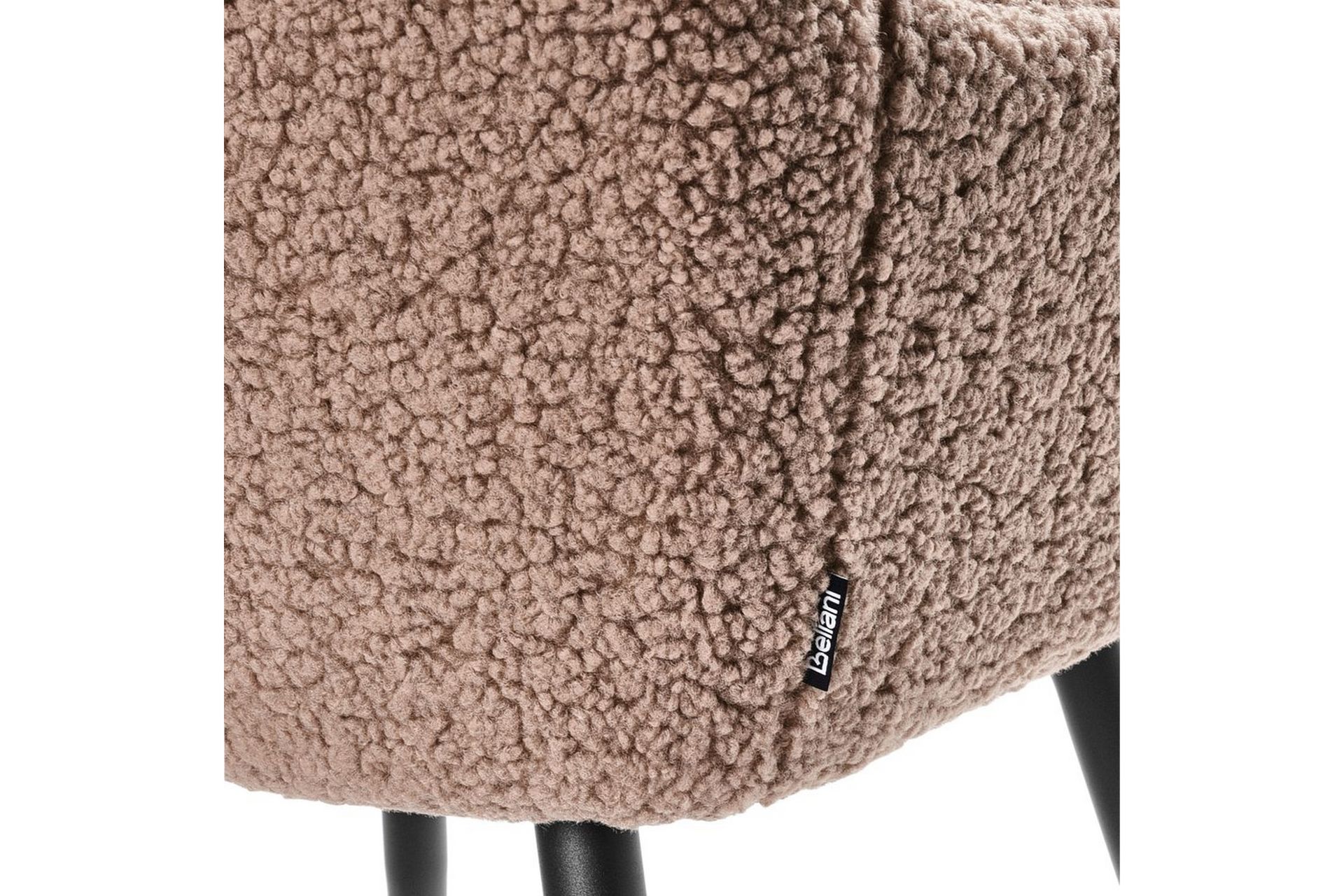 Spisestuestol Casmalia sett av 2 Beige/svart - Beige/svart - Møbler - Stoler & lenestoler - Spisestuestoler & kjøkkenstoler