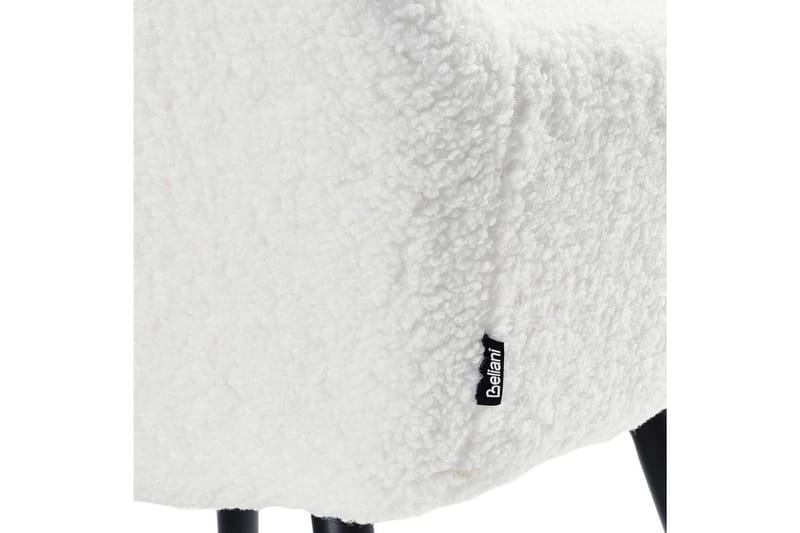 Spisestuestol Casmalia sett av 2 Hvit/Svart - Hvit/Svart - Møbler - Stoler & lenestoler - Spisestuestoler & kjøkkenstoler