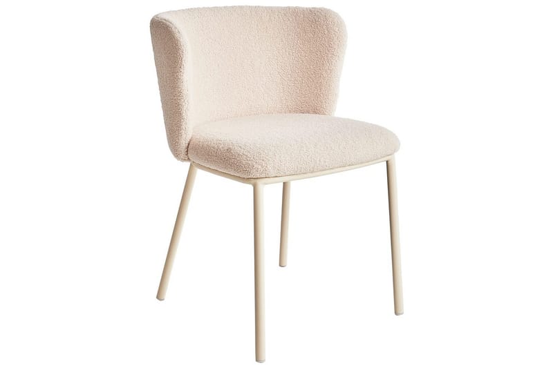 Spisestuestol Mina II sett med 2 Beige - Beige - Møbler - Stoler & lenestoler - Spisestuestoler & kjøkkenstoler