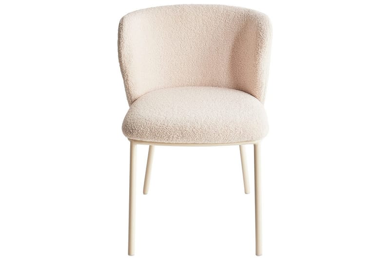 Spisestuestol Mina II sett med 2 Beige - Beige - Møbler - Stoler & lenestoler - Spisestuestoler & kjøkkenstoler