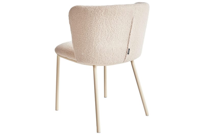 Spisestuestol Mina II sett med 2 Beige - Beige - Møbler - Stoler & lenestoler - Spisestuestoler & kjøkkenstoler