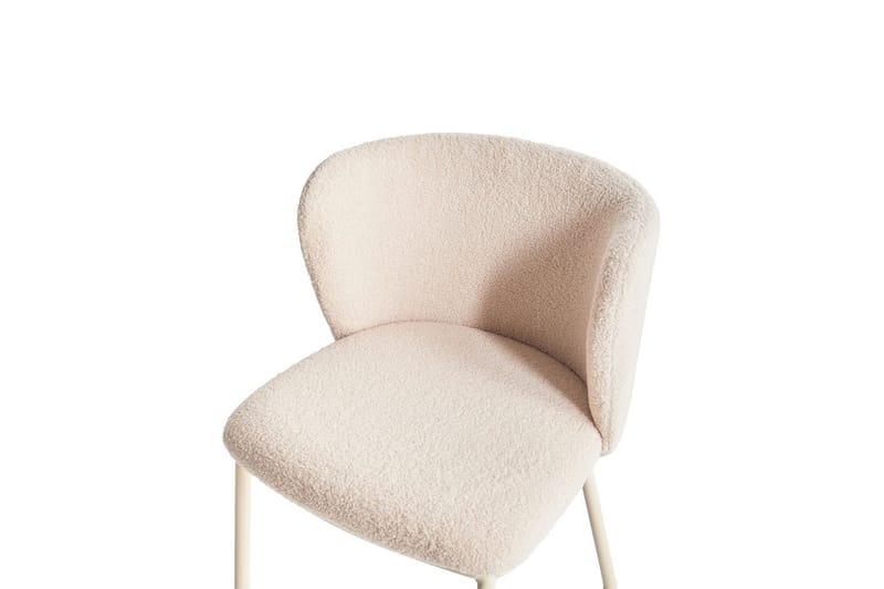Spisestuestol Mina II sett med 2 Beige - Beige - Møbler - Stoler & lenestoler - Spisestuestoler & kjøkkenstoler
