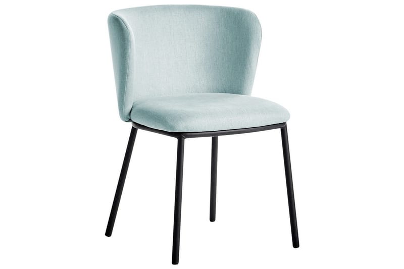 Spisestuestol Mina sett med 2 Blå/Svart - Blå/Svart - Møbler - Stoler & lenestoler - Spisestuestoler & kjøkkenstoler