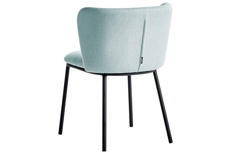 Spisestuestol Mina sett med 2 Blå/Svart - Blå/Svart - Møbler - Stoler & lenestoler - Spisestuestoler & kjøkkenstoler