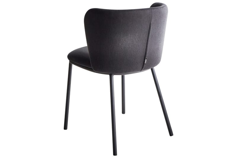 Spisestuestol Mina sett med 2 Svart - Svart - Møbler - Stoler & lenestoler - Spisestuestoler & kjøkkenstoler