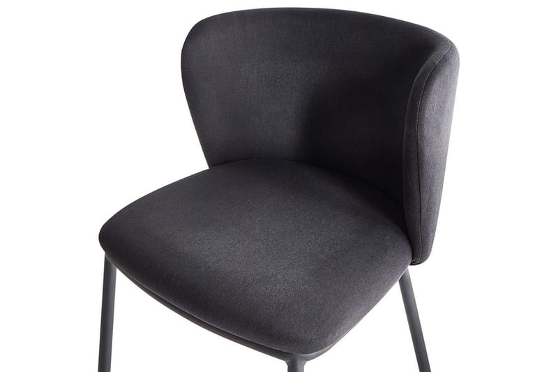 Spisestuestol Mina sett med 2 Svart - Svart - Møbler - Stoler & lenestoler - Spisestuestoler & kjøkkenstoler