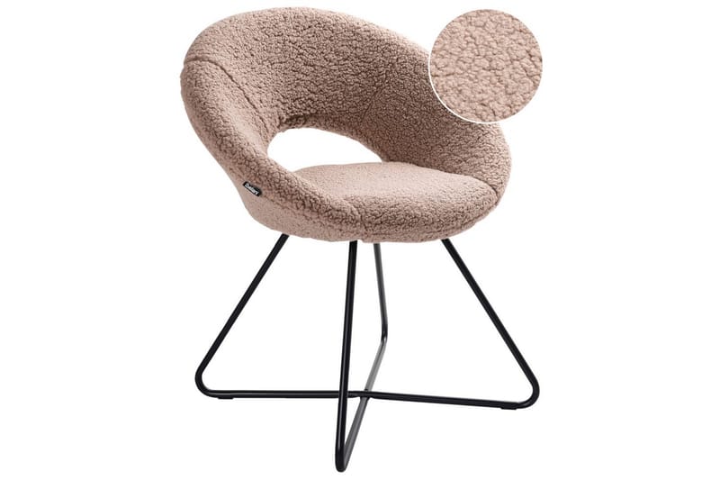 Spisestuestol Rachel Taupe/svart - Taupe/svart - Møbler - Stoler & lenestoler - Spisestuestoler & kjøkkenstoler