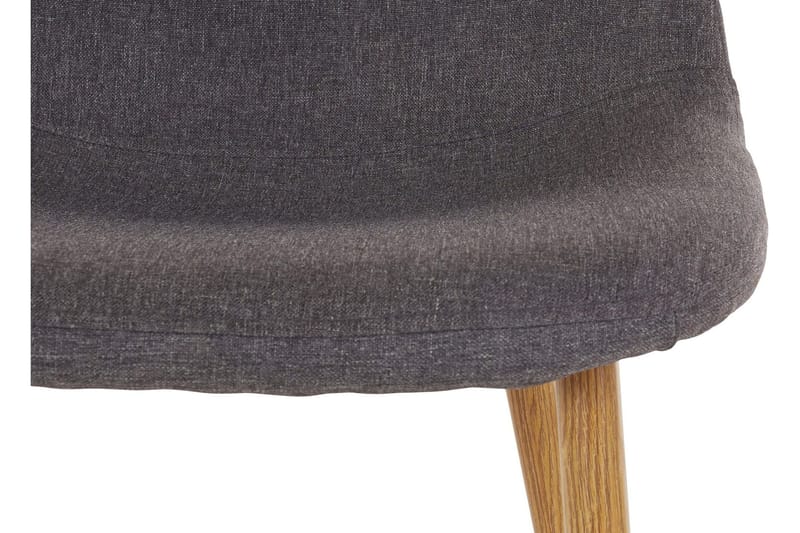 Abia Spisestol 4-pk - Antrasitt - Møbler - Stoler & lenestoler - Spisestuestoler & kjøkkenstoler