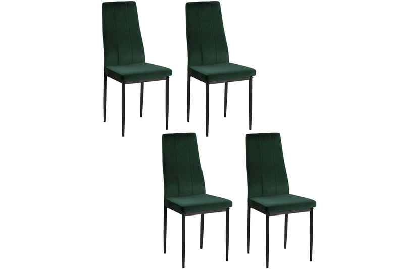 Aggarp Spisestol - Fløyel/MørkeGrønn - Møbler - Stoler & lenestoler - Spisestuestoler & kjøkkenstoler