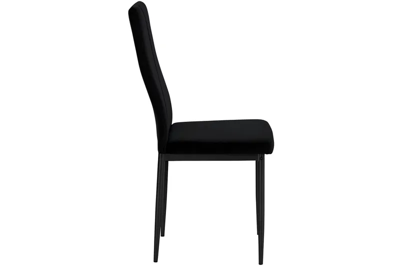 Aggarp Spisestol - Fløyel/Svart - Møbler - Stoler & lenestoler - Spisestuestoler & kjøkkenstoler