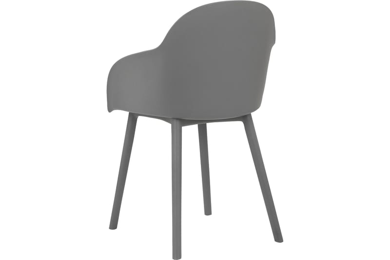 Aimee Karmstol - Antrasitt - Møbler - Stoler & lenestoler - Spisestuestoler & kjøkkenstoler