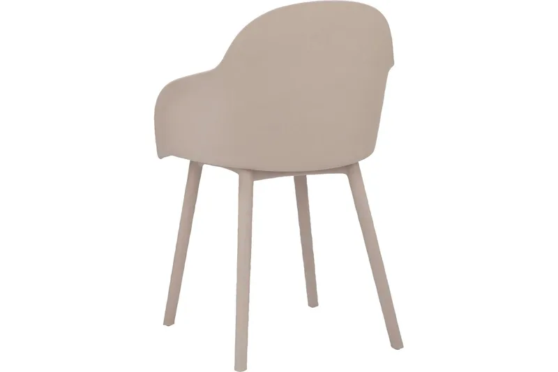 Aimee Karmstol - Beige - Møbler - Stoler & lenestoler - Spisestuestoler & kjøkkenstoler