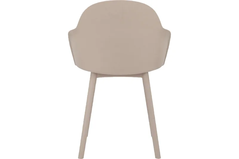 Aimee Karmstol - Beige - Møbler - Stoler & lenestoler - Spisestuestoler & kjøkkenstoler