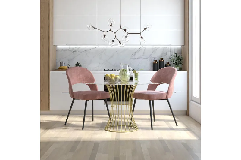 Alexi Spisestol Rosa - CosmoLiving - Møbler - Stoler & lenestoler - Spisestuestoler & kjøkkenstoler