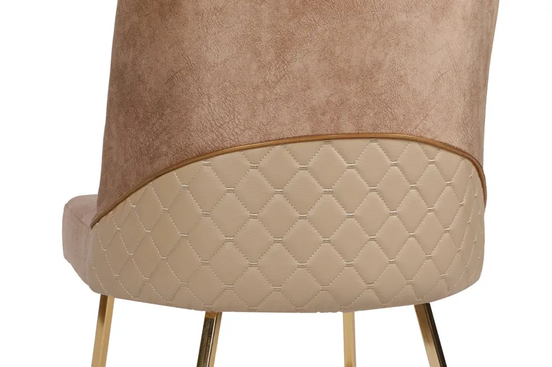 Alsacia Spisestol - Gull/Brun - Møbler - Stoler & lenestoler - Spisestuestoler & kjøkkenstoler